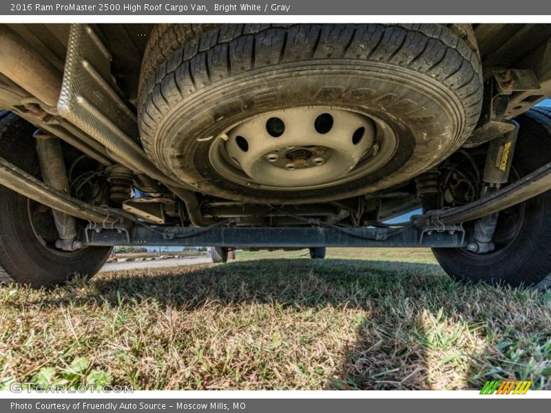 Bright White / Gray 2016 Ram ProMaster 2500 High Roof Cargo Van