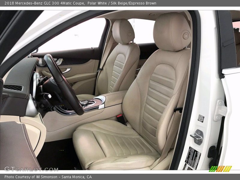 Polar White / Silk Beige/Espresso Brown 2018 Mercedes-Benz GLC 300 4Matic Coupe