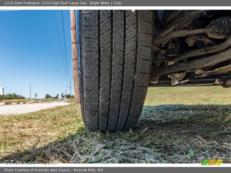 Bright White / Gray 2016 Ram ProMaster 2500 High Roof Cargo Van