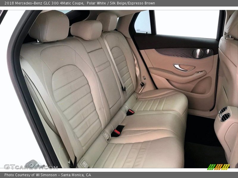 Polar White / Silk Beige/Espresso Brown 2018 Mercedes-Benz GLC 300 4Matic Coupe