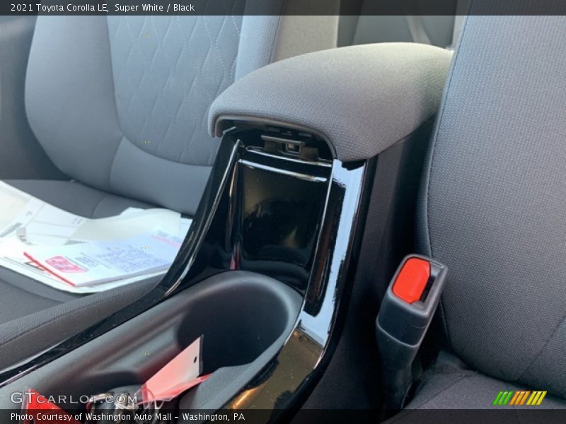 Super White / Black 2021 Toyota Corolla LE