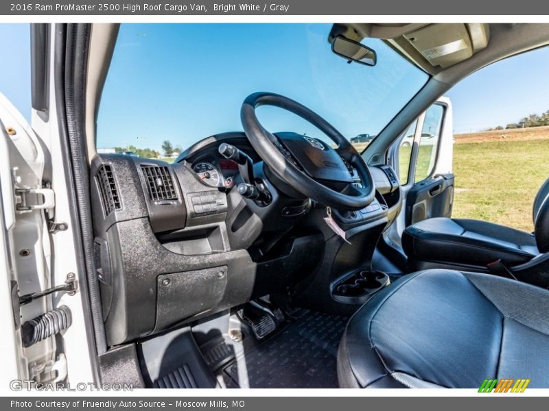 Bright White / Gray 2016 Ram ProMaster 2500 High Roof Cargo Van