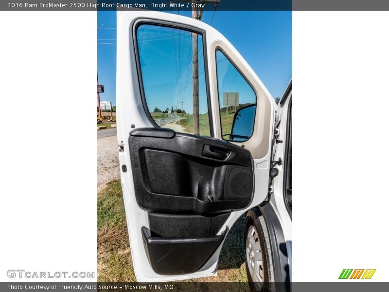 Bright White / Gray 2016 Ram ProMaster 2500 High Roof Cargo Van