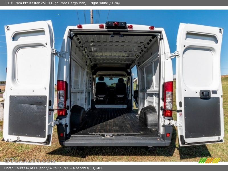 Bright White / Gray 2016 Ram ProMaster 2500 High Roof Cargo Van