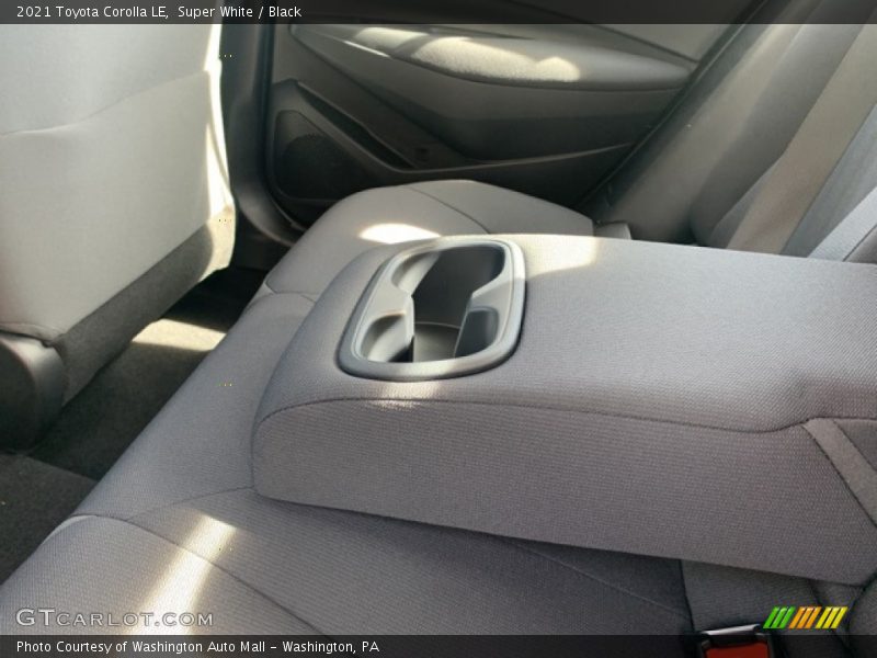Super White / Black 2021 Toyota Corolla LE