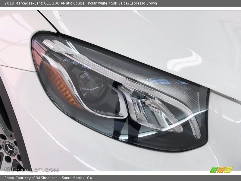 Polar White / Silk Beige/Espresso Brown 2018 Mercedes-Benz GLC 300 4Matic Coupe