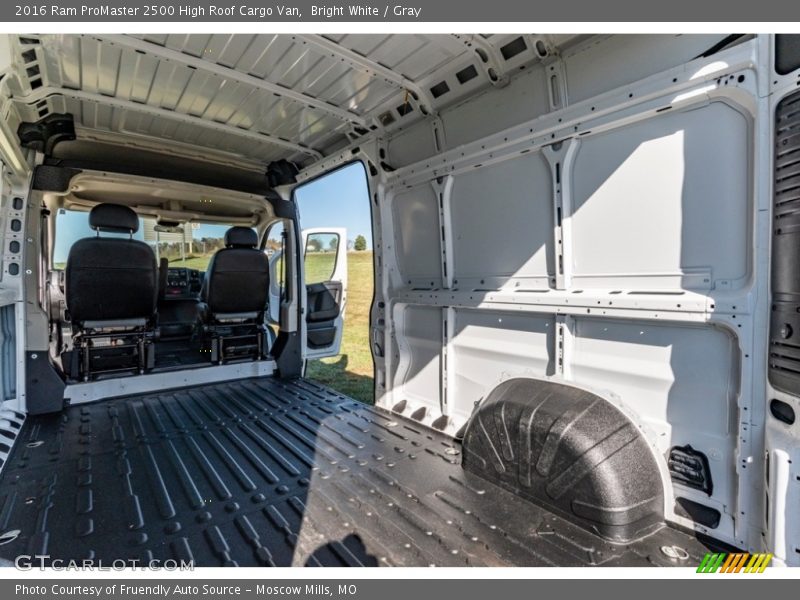 Bright White / Gray 2016 Ram ProMaster 2500 High Roof Cargo Van