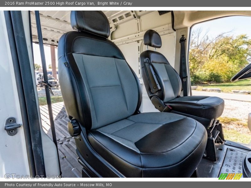 Front Seat of 2016 ProMaster 2500 High Roof Cargo Van