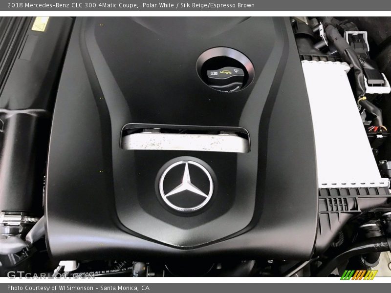 Polar White / Silk Beige/Espresso Brown 2018 Mercedes-Benz GLC 300 4Matic Coupe