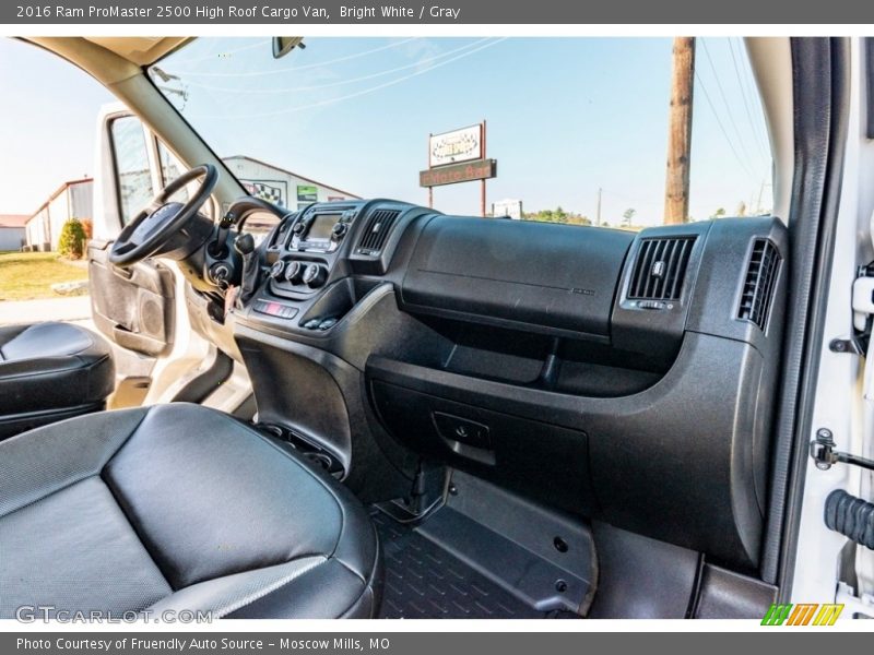 Bright White / Gray 2016 Ram ProMaster 2500 High Roof Cargo Van