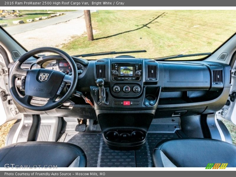  2016 ProMaster 2500 High Roof Cargo Van Gray Interior