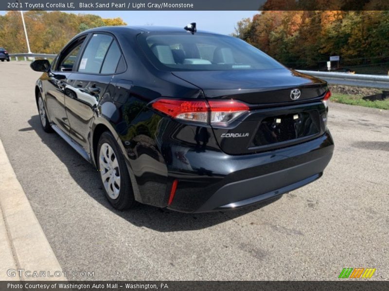 Black Sand Pearl / Light Gray/Moonstone 2021 Toyota Corolla LE