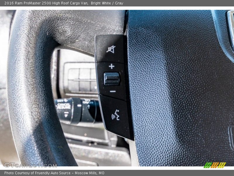 Bright White / Gray 2016 Ram ProMaster 2500 High Roof Cargo Van