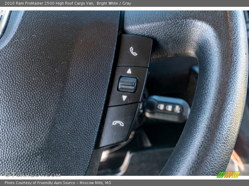Bright White / Gray 2016 Ram ProMaster 2500 High Roof Cargo Van