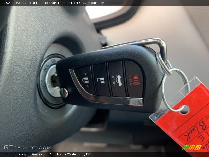Keys of 2021 Corolla LE