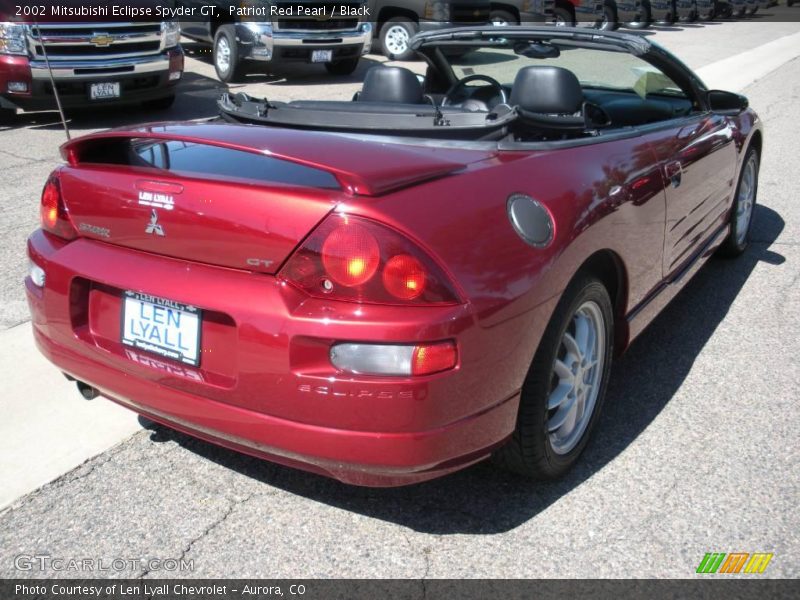 Patriot Red Pearl / Black 2002 Mitsubishi Eclipse Spyder GT