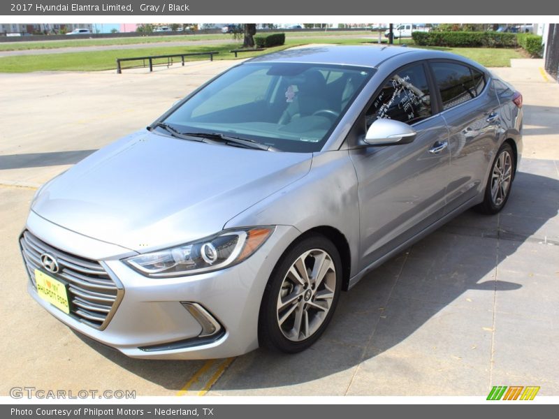 Gray / Black 2017 Hyundai Elantra Limited