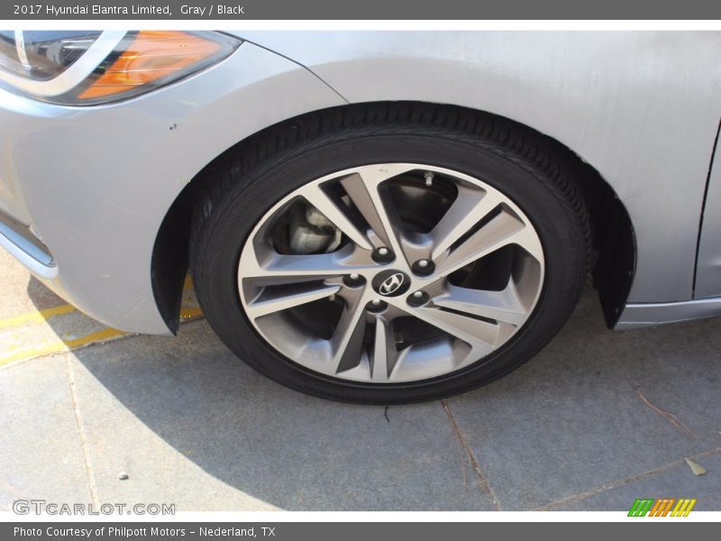 Gray / Black 2017 Hyundai Elantra Limited