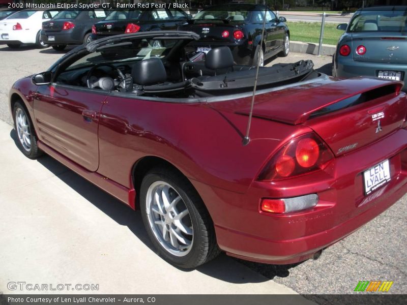 Patriot Red Pearl / Black 2002 Mitsubishi Eclipse Spyder GT