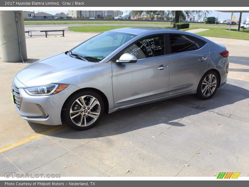 Gray / Black 2017 Hyundai Elantra Limited