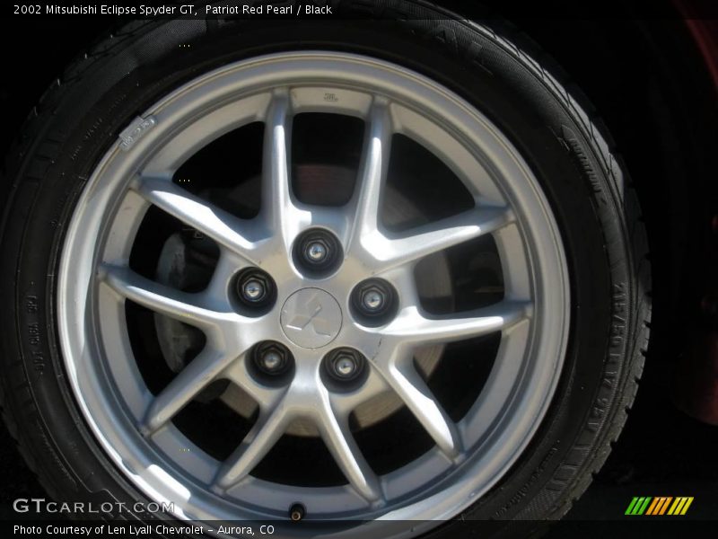 Patriot Red Pearl / Black 2002 Mitsubishi Eclipse Spyder GT