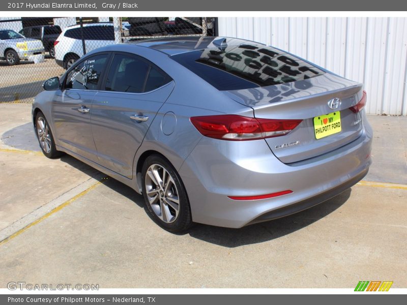 Gray / Black 2017 Hyundai Elantra Limited