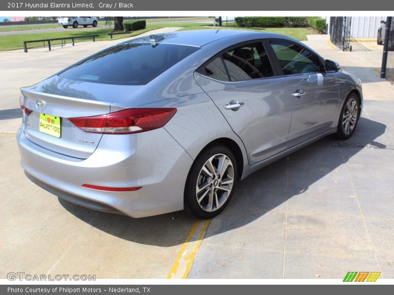 Gray / Black 2017 Hyundai Elantra Limited