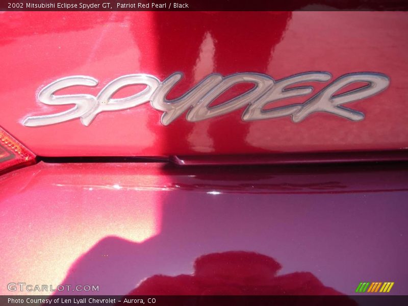 Patriot Red Pearl / Black 2002 Mitsubishi Eclipse Spyder GT