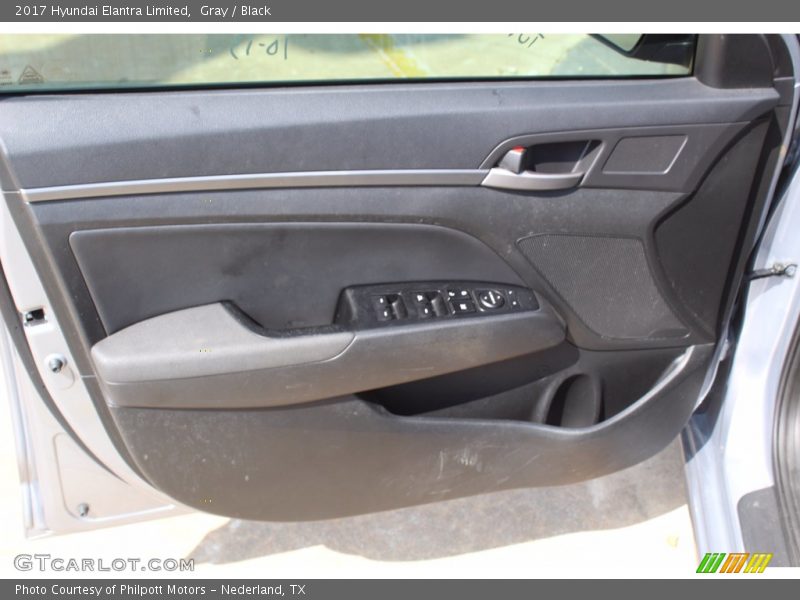 Gray / Black 2017 Hyundai Elantra Limited