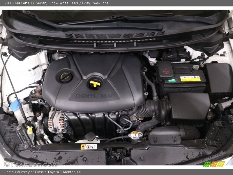  2016 Forte LX Sedan Engine - 1.8 Liter DOHC 16-Valve CVVT 4 Cylinder