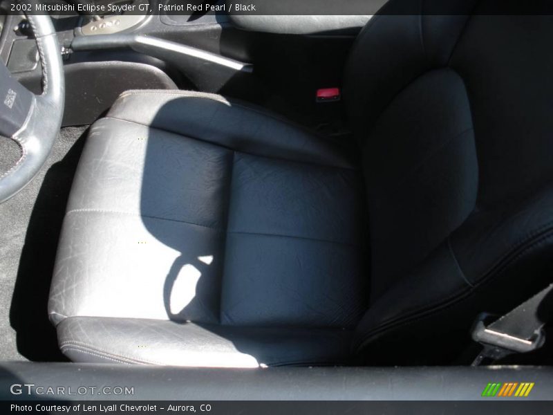 Patriot Red Pearl / Black 2002 Mitsubishi Eclipse Spyder GT