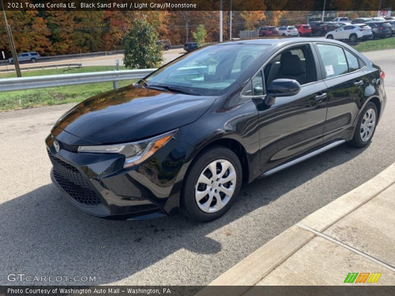 Black Sand Pearl / Light Gray/Moonstone 2021 Toyota Corolla LE