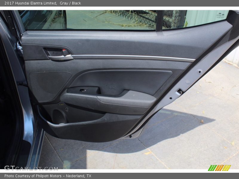 Gray / Black 2017 Hyundai Elantra Limited
