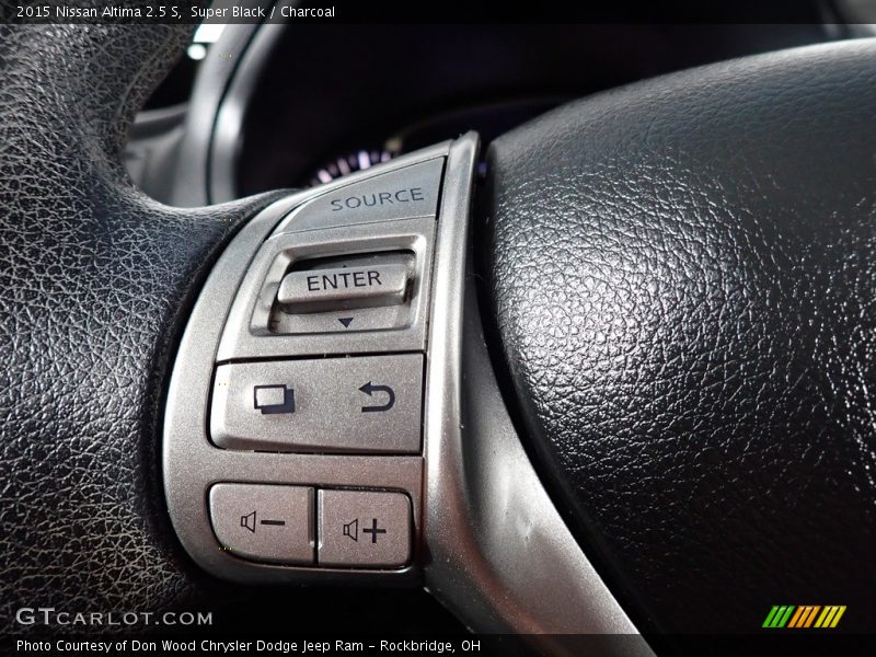 Super Black / Charcoal 2015 Nissan Altima 2.5 S