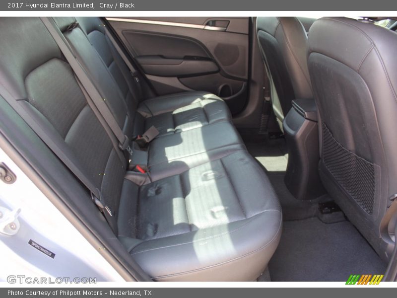 Gray / Black 2017 Hyundai Elantra Limited