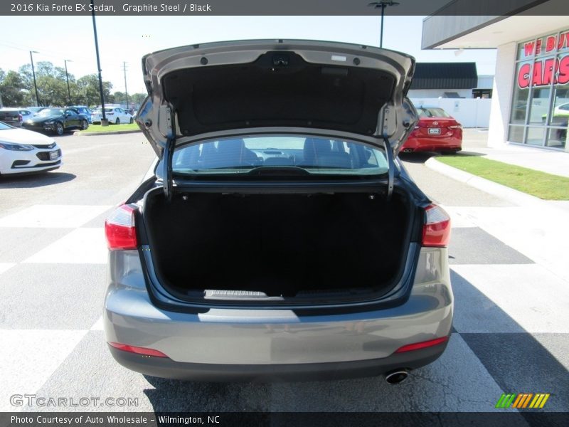 Graphite Steel / Black 2016 Kia Forte EX Sedan