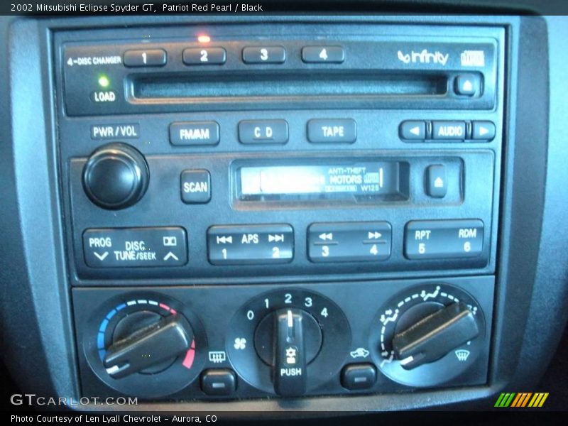 Patriot Red Pearl / Black 2002 Mitsubishi Eclipse Spyder GT