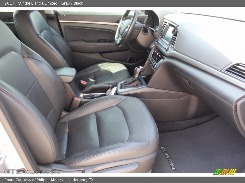 Gray / Black 2017 Hyundai Elantra Limited