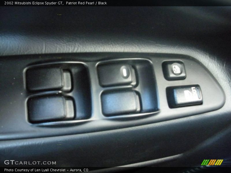 Patriot Red Pearl / Black 2002 Mitsubishi Eclipse Spyder GT