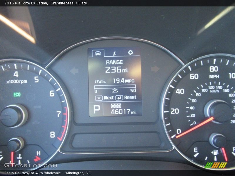 Graphite Steel / Black 2016 Kia Forte EX Sedan