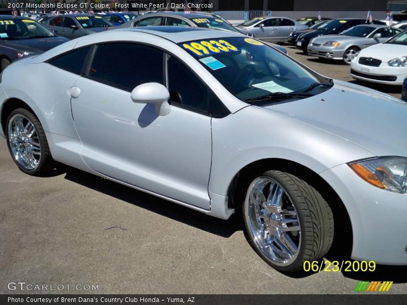 Frost White Pearl / Dark Charcoal 2007 Mitsubishi Eclipse GT Coupe