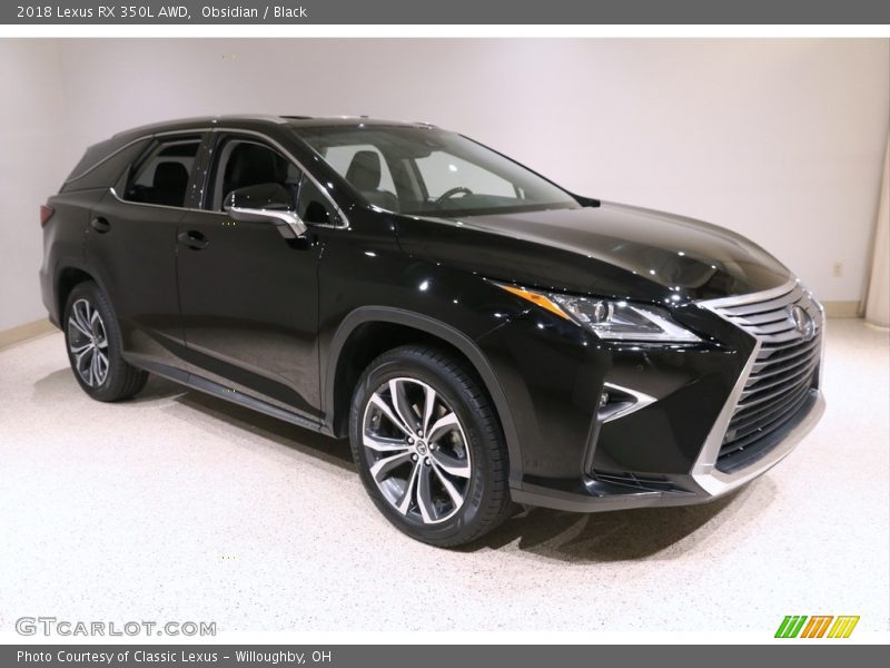 Obsidian / Black 2018 Lexus RX 350L AWD