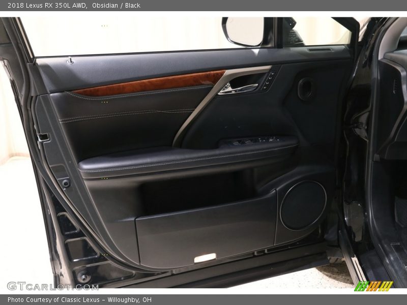 Obsidian / Black 2018 Lexus RX 350L AWD