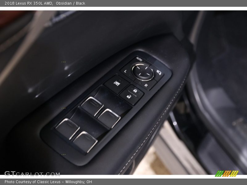 Obsidian / Black 2018 Lexus RX 350L AWD
