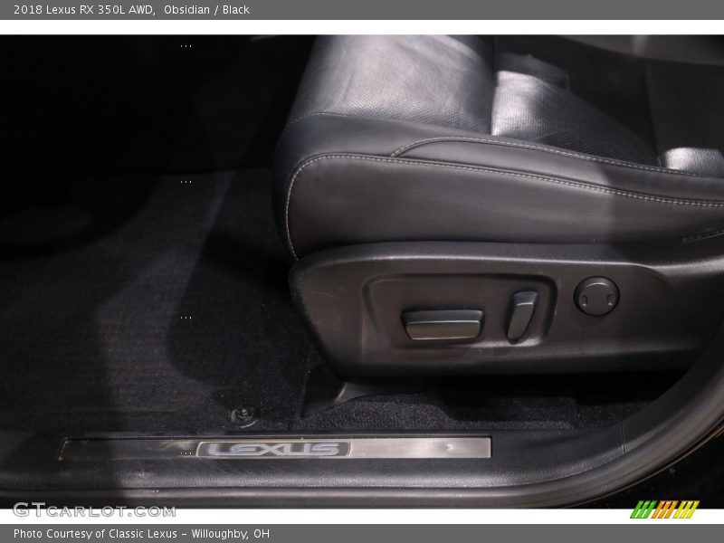 Obsidian / Black 2018 Lexus RX 350L AWD
