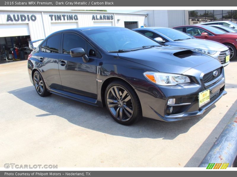 Dark Gray Metallic / Carbon Black 2016 Subaru WRX Premium