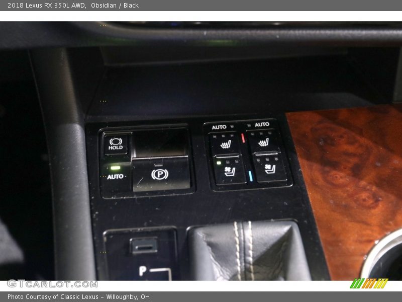 Obsidian / Black 2018 Lexus RX 350L AWD