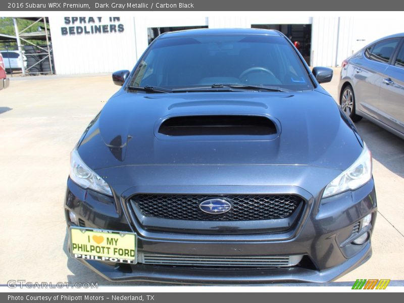 Dark Gray Metallic / Carbon Black 2016 Subaru WRX Premium