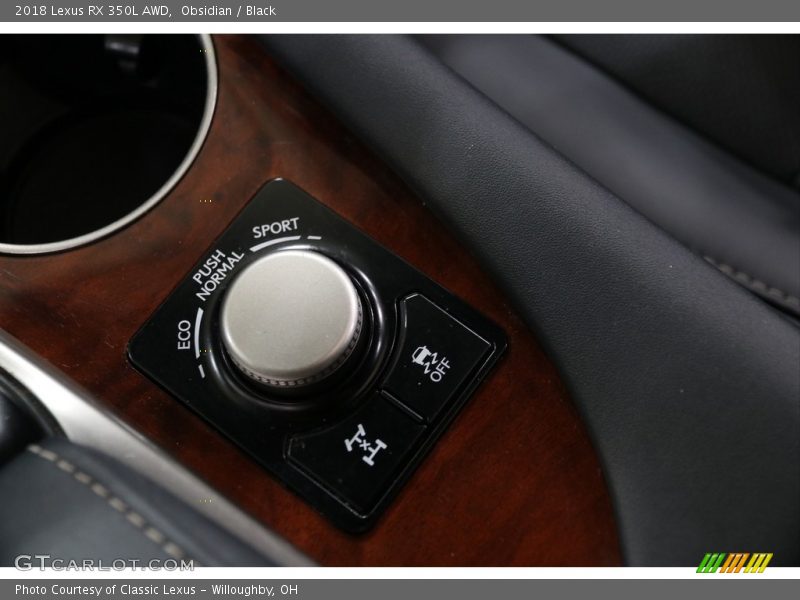Obsidian / Black 2018 Lexus RX 350L AWD