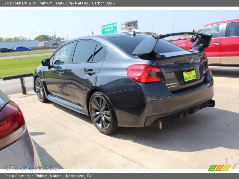 Dark Gray Metallic / Carbon Black 2016 Subaru WRX Premium